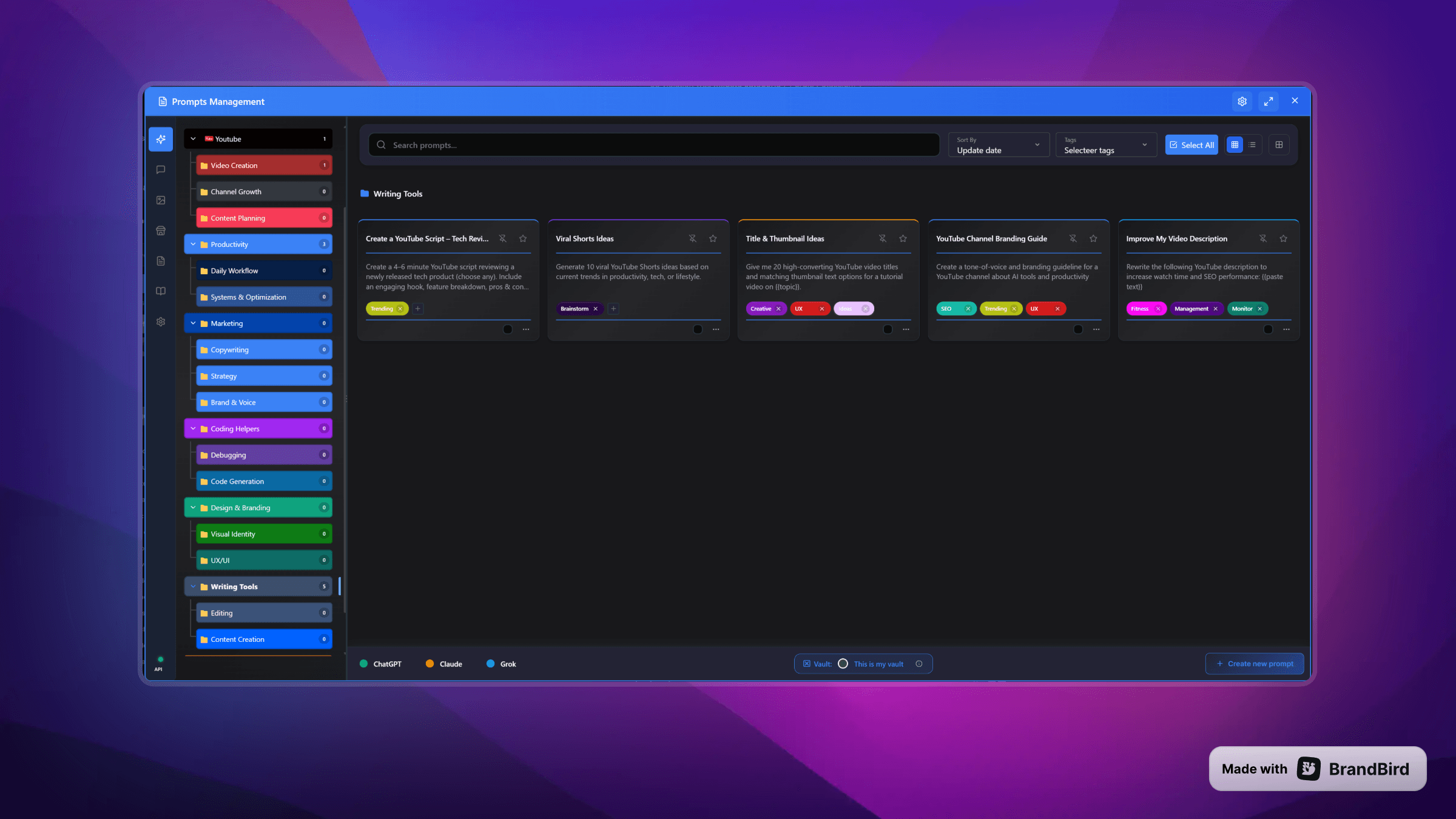 AI Workspace - Custom Settings