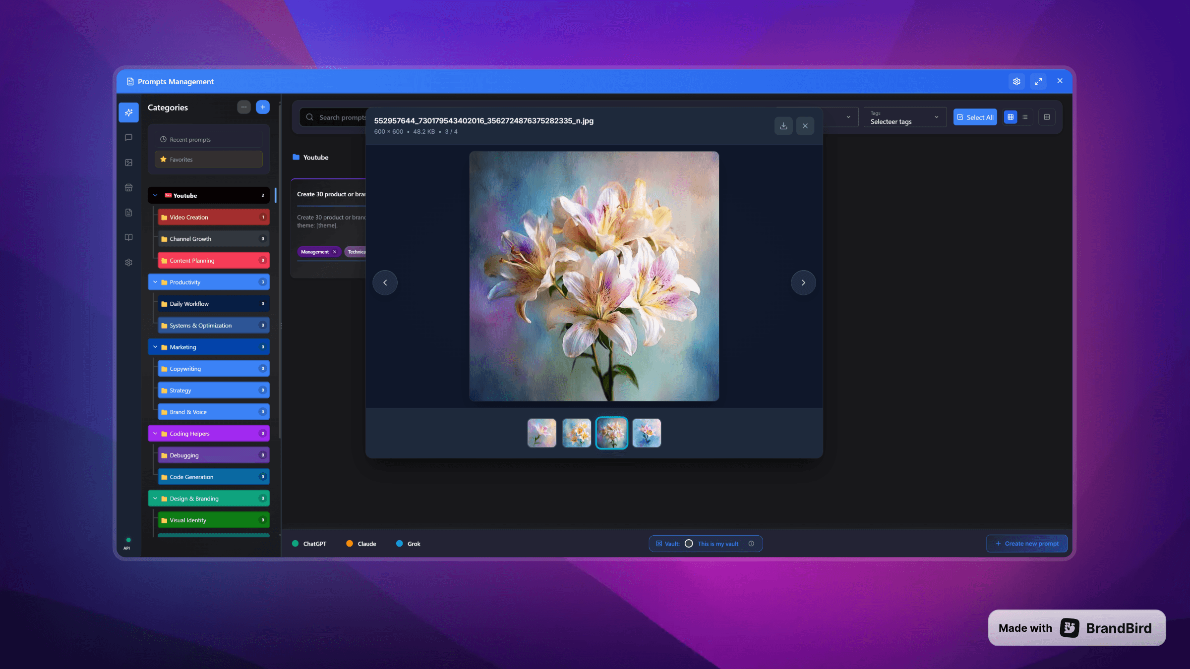 AI Workspace - Prompt Templates