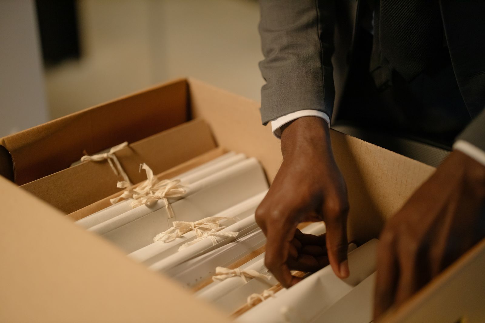 Neatly organized labeled folders representing a structured ChatGPT prompt library