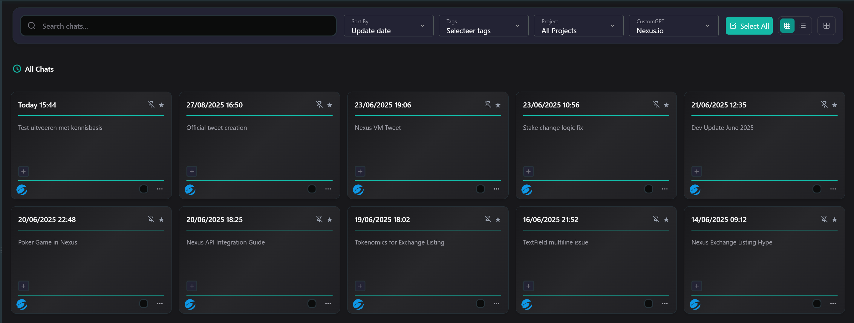 Using both GPT and Project filters simultaneously