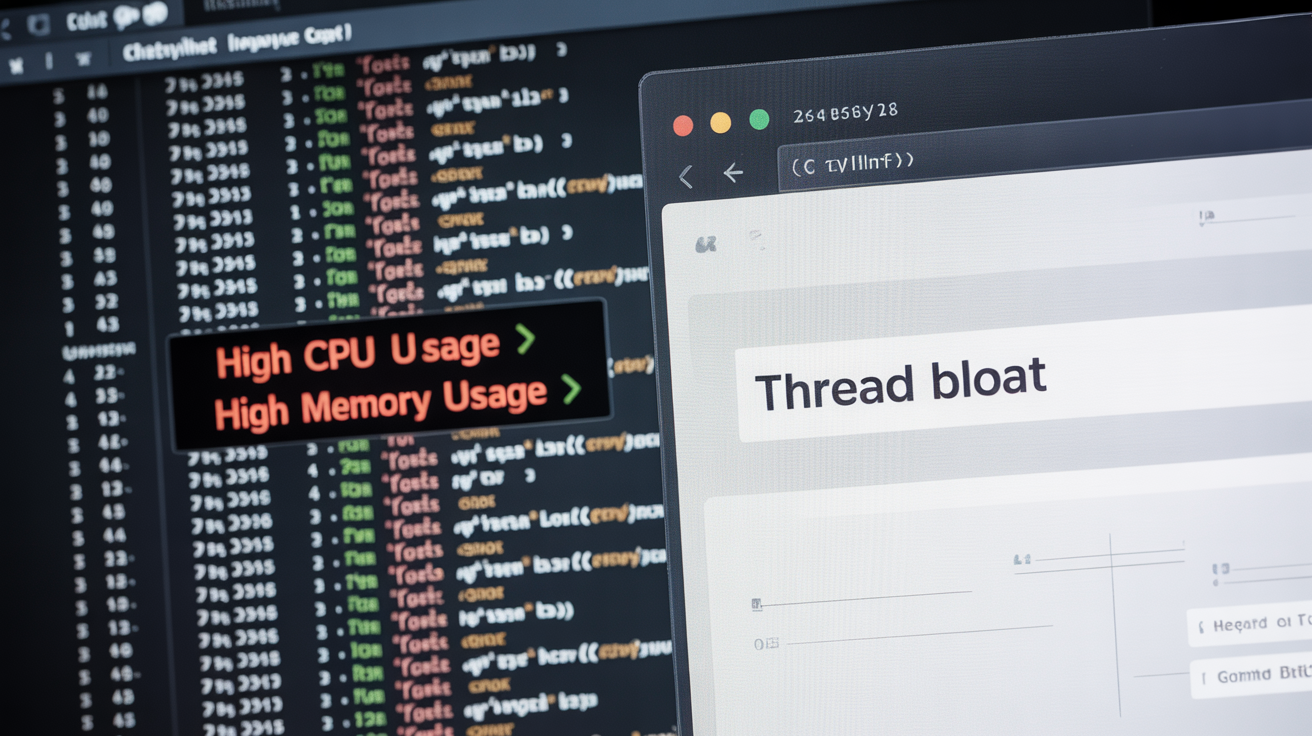 ChatGPT performance lag stats