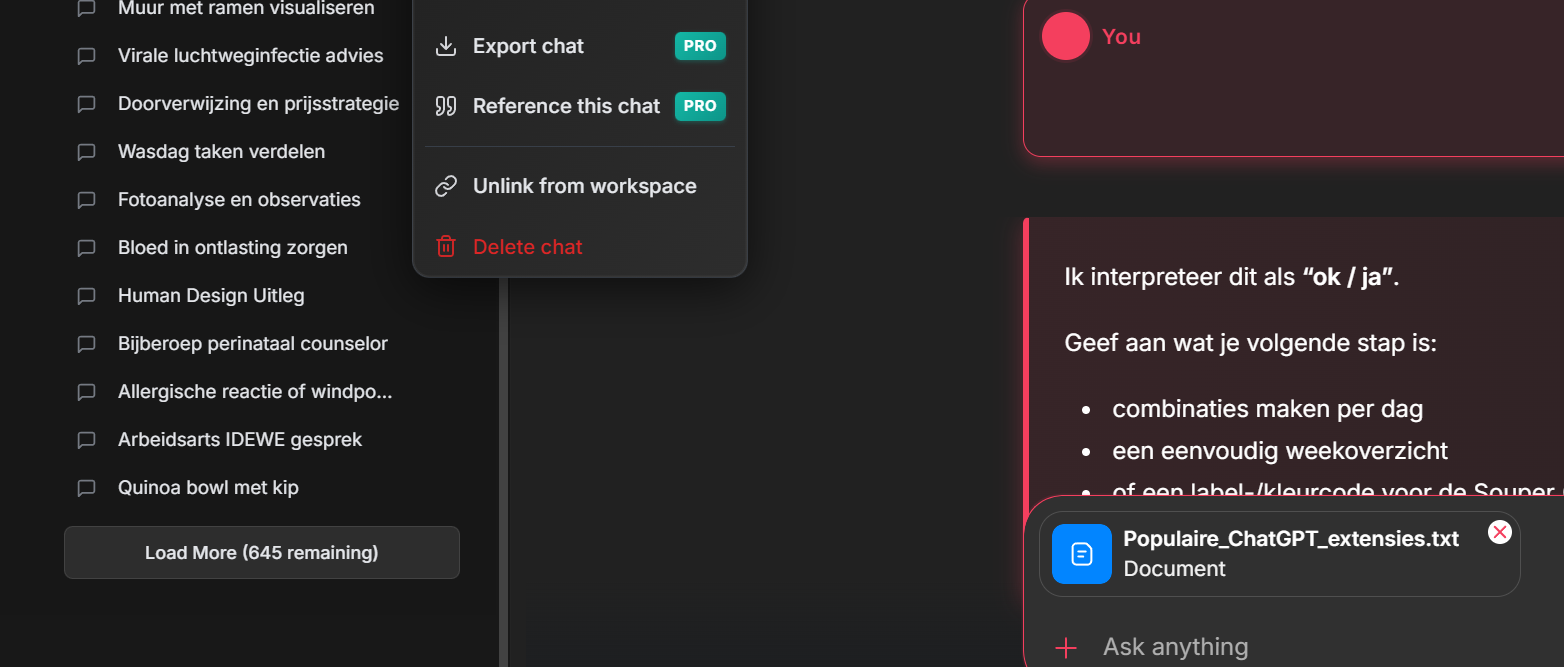 Reference Chat Workflow